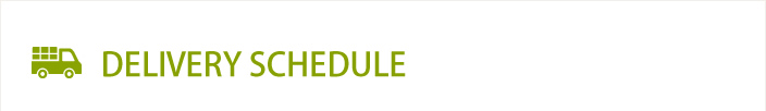 DELIVERY SCHEDULE
